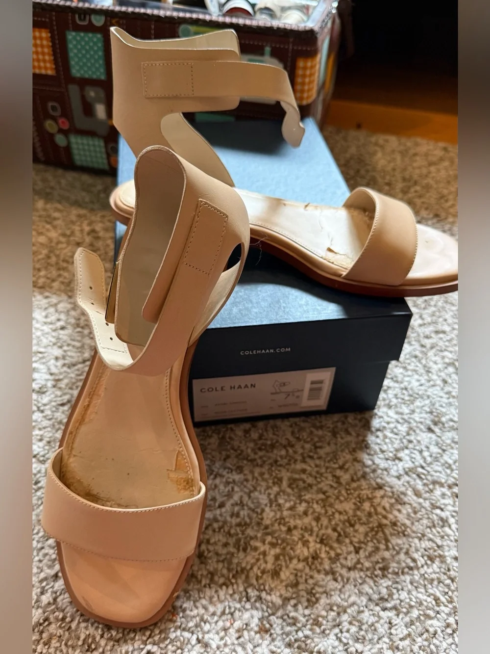 Cole Haan Avani Sandal Nude Color 7.5